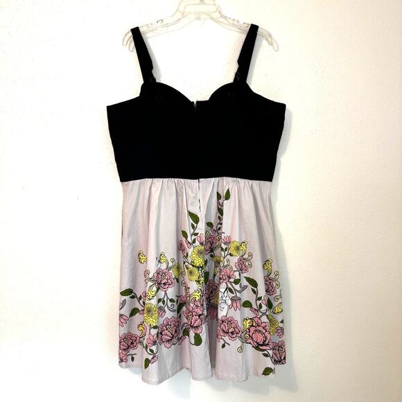 Hot Topic Her Universe Disney Sleeping Beauty Floral Retro Dress Briar Rose 3X - Picture 5 of 10